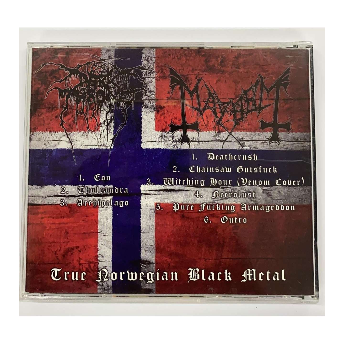 Darkthrone / Mayhem ‎– The True Legends In Black - Cd