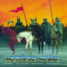 WARFARE NOISE - LP - Mutilator / Sarcofago / Chakal / Holocausto