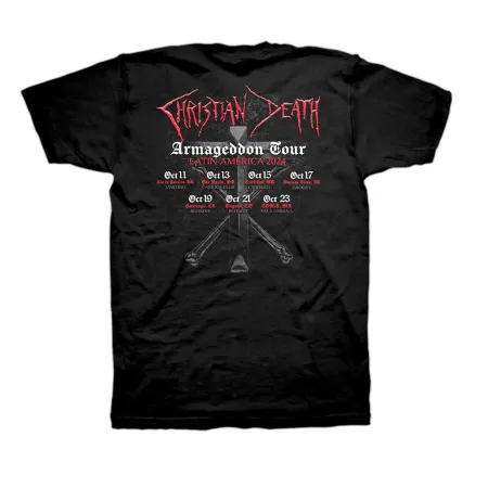 Christian Death - Armageddon tour 2024 - remera