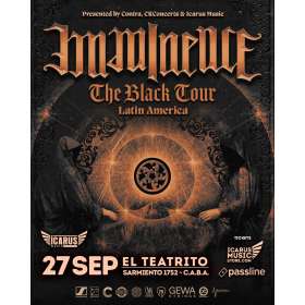 IMMINENCE en ARGENTINA | "The Black Tour - Latin America 2025" | 27 SEP | TEATRITO | RECITAL