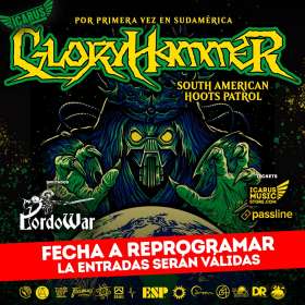 ⚠️ Importante: El show de Gloryhammer en Buenos Aires ha sido reprogramado
