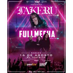 TAKERU | Latinamerican Tour 2025 | 16 AGOSTO |  El Teatrito | RECITAL