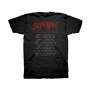 SUFFOCATION  - show 2025 modelo 2- Remera