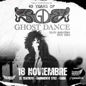 Entradas Ghost Dance Argentina 2026 | El Teatrito