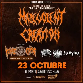 MALEVOLENT CREATION en Argentina
