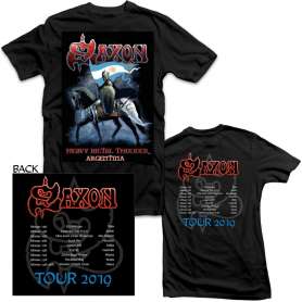SAXON - Tour 2019 Remera Heavy Metal Thunder