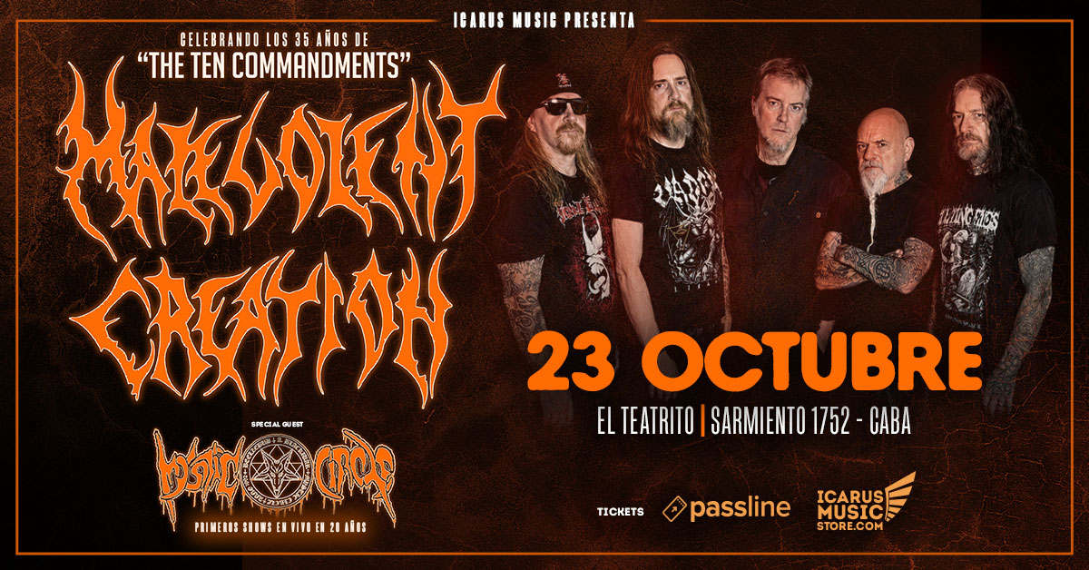 MALEVOLENT CREATION en Argentina